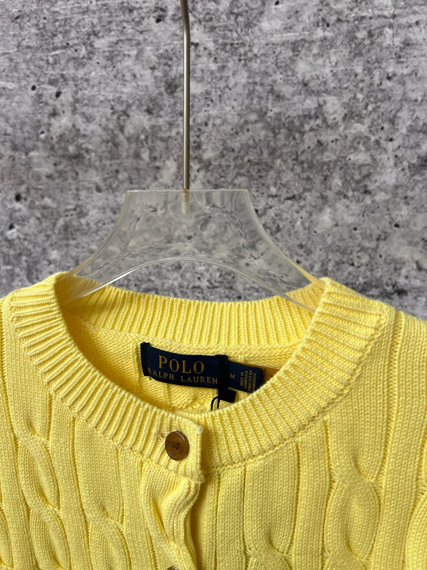 P240 Ralph Lauren autumn women's knitted rubber flower cardigan sweater, Xiaohongshu traffic password, classic rubber flower cardigan buttons, original pure cotton yarn craftsmanship, slim fit upper body, lazy old money style